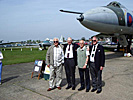 Ex Scampton Groundcrew:- Les Logan, Ron Harper, Ray Stewart, Ian Campbell